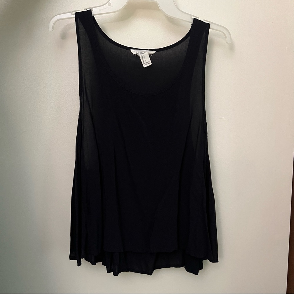 Flowy Black Tank